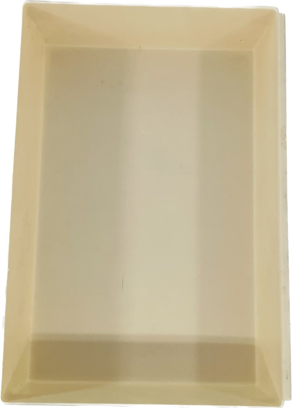 Rubbermaid Drawer Organizer Tray Beige Interlocking 9 x 6.25" Flatware JBI 2916